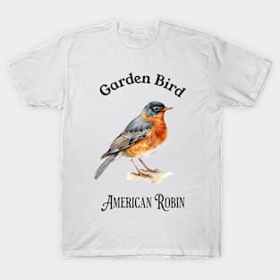 Garden Bird American Robin T-Shirt